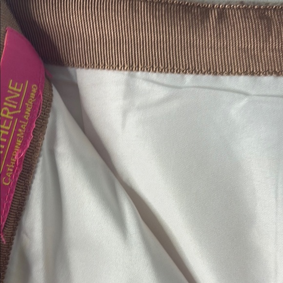 Catherine Malandrino Textured Brown Pencil Skirt - Picture 7 of 7